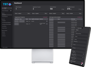 Screenshot of two applications.
